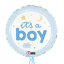 It's a Boy Stars and Moon Balloon Bouquet