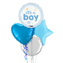 It's a Boy Stars and Moon Balloon Bouquet