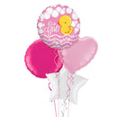 It's a Girl Cute Duck Balloon Bouquet