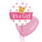 It's a Girl Cute Teddy Balloon Bouquet