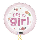 It's a Girl Flowers Balloon Bouquet