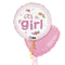 It's a Girl Flowers Balloon Bouquet