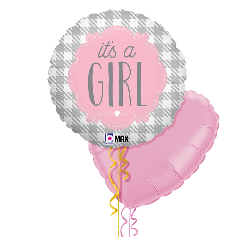 It's a Girl Pattern Balloon Bouquet