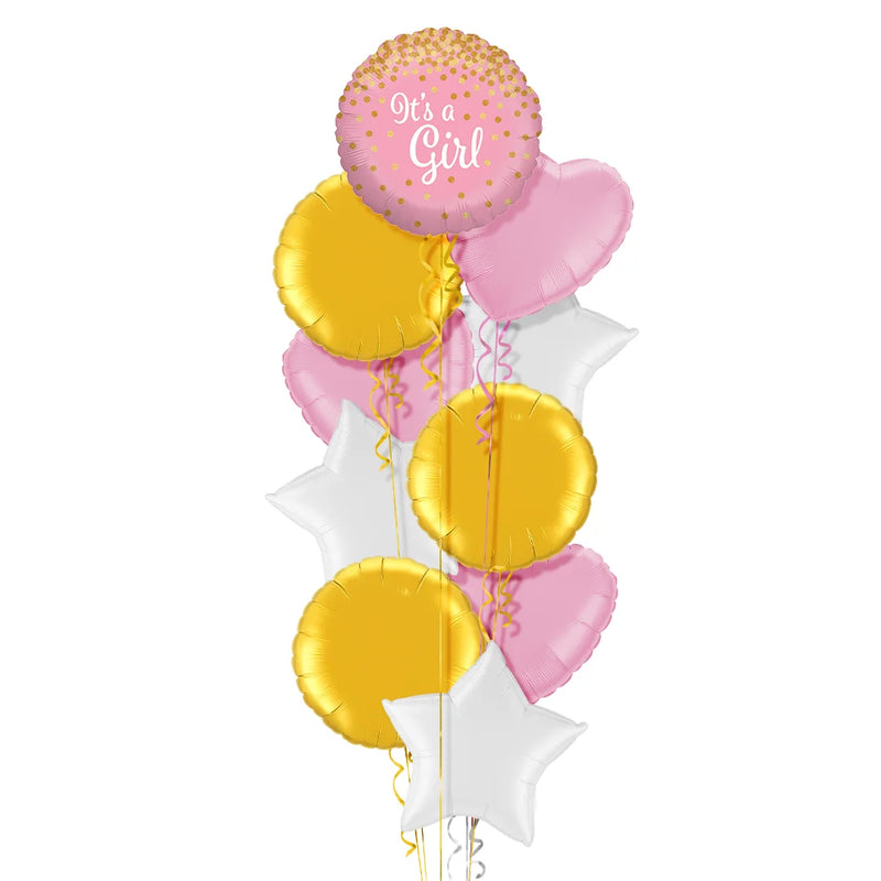 It's a Girl Stunning Pink Balloon Bouquet