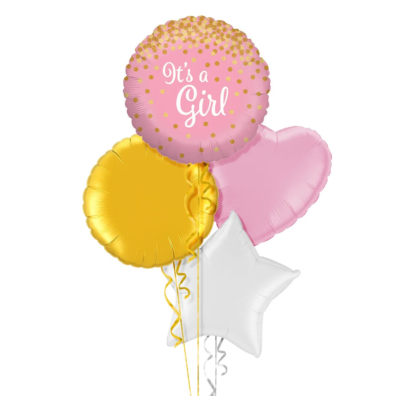 It's a Girl Stunning Pink Balloon Bouquet