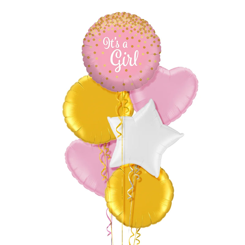 It's a Girl Stunning Pink Balloon Bouquet
