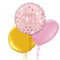 Blush Happy Birthday Balloon Bouquet