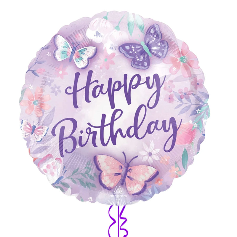 Butterfly Happy Birthday Balloon Bouquet