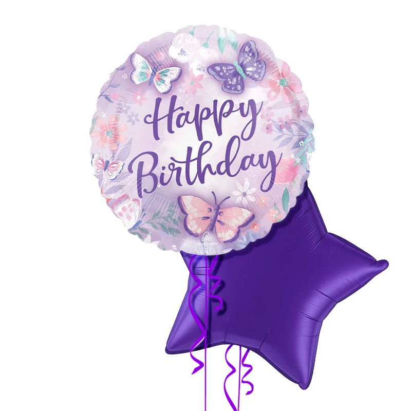 Butterfly Happy Birthday Balloon Bouquet