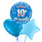 10th Birthday Blue Balloon Bouquet
