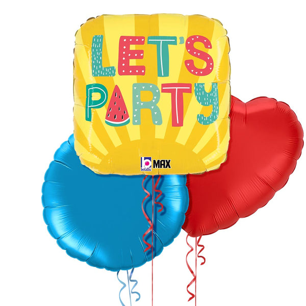 Let's Party Colourful Balloon Bouquet
