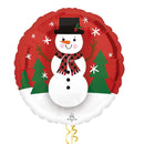 Let it Snow Christmas Foil Balloon Bouquet