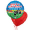 Level Up Gamer Happy Birthday Foil Balloon Bouquet