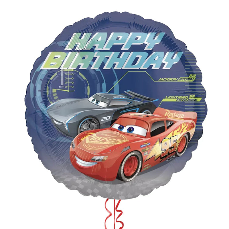 Lightning McQueen Happy Birthday Balloon Bouquet
