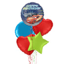 Lightning McQueen Happy Birthday Balloon Bouquet