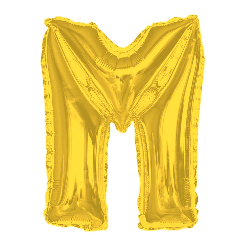 Any Gold Letter Super Shape Foil Balloon