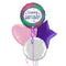 Mermaid Happy Birthday Balloon Bouquet