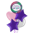 Mermaid Happy Birthday Balloon Bouquet