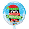 Merry Christmas Cute Penguin Blue Balloon Bouquet