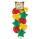 Merry Christmas Festive Balloon Bouquet