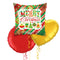 Merry Christmas Festive Balloon Bouquet