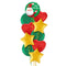 Merry Christmas Santa Balloon Bouquet