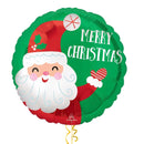Merry Christmas Santa Balloon Bouquet