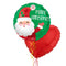 Merry Christmas Santa Balloon Bouquet