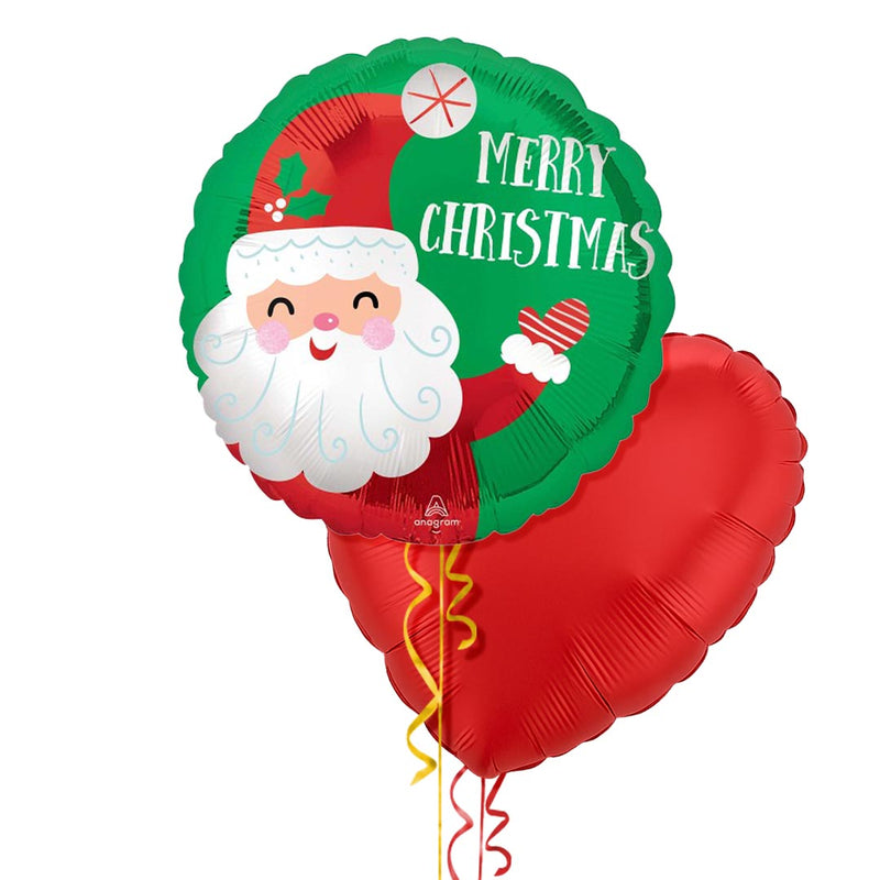 Merry Christmas Santa Balloon Bouquet