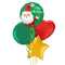 Merry Christmas Santa Balloon Bouquet