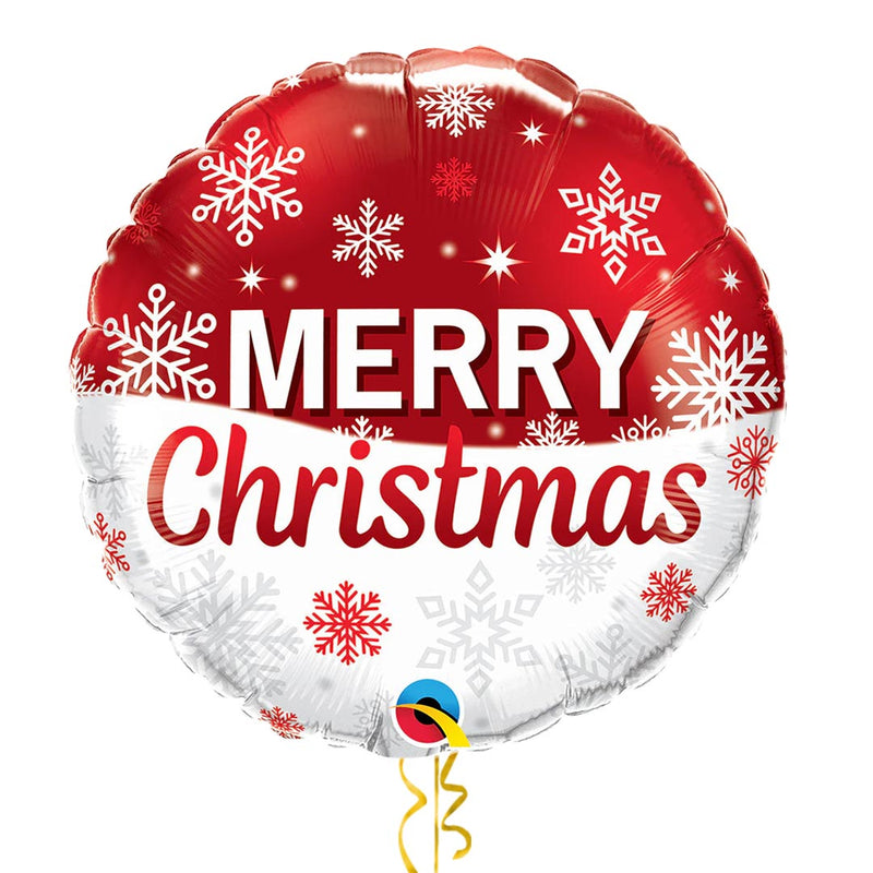 Merry Christmas Snowflakes Cute Balloon Bouquet