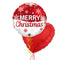Merry Christmas Snowflakes Cute Balloon Bouquet