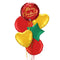 Merry Christmas Splendid Balloon Bouquet