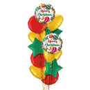 Merry Christmas Cute Baubles Balloon Bouquet