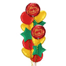Merry Christmas Splendid Balloon Bouquet