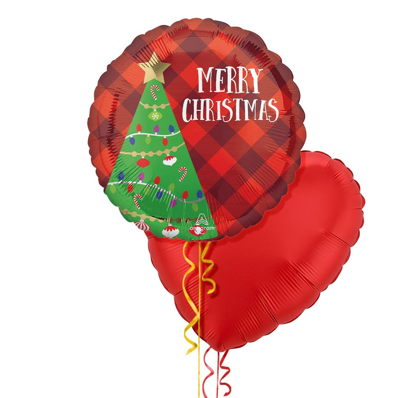 Merry Christmas Tree Balloon Bouquet