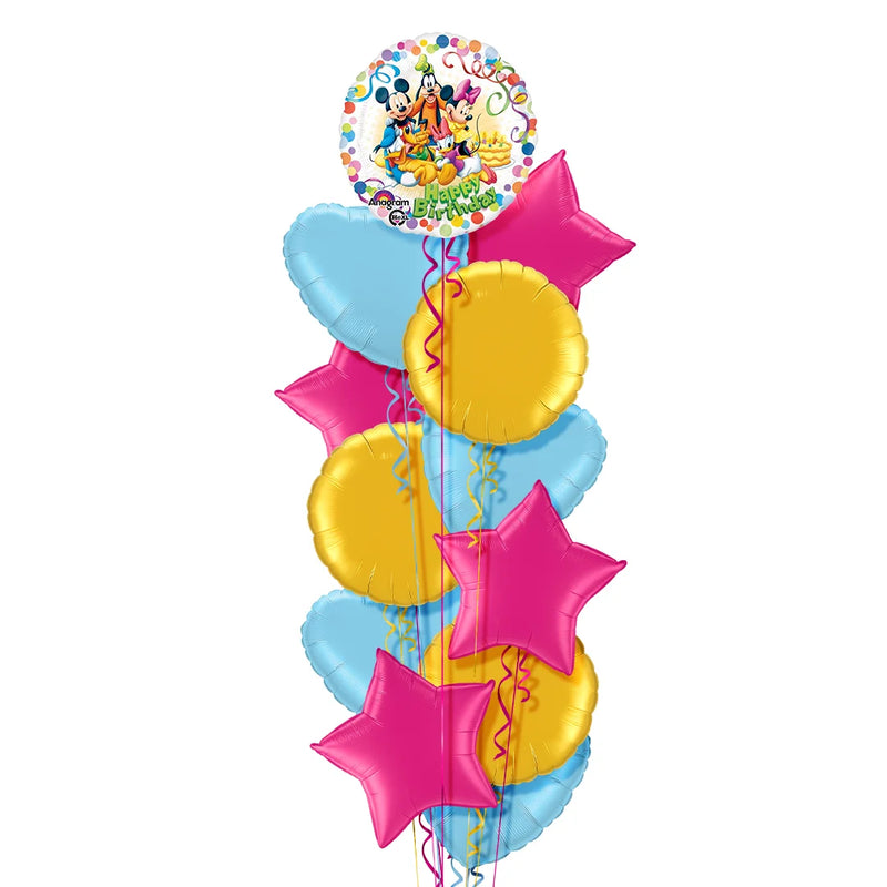 Mickey Mouse and Friends Happy Birthday Foil Balloon Bouquet