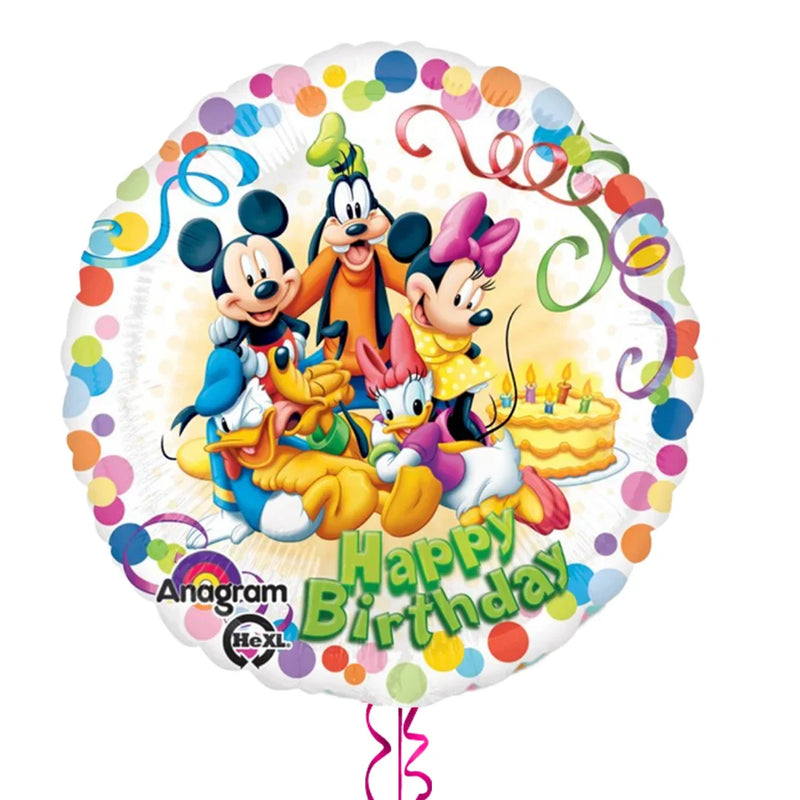 Mickey Mouse and Friends Happy Birthday Foil Balloon Bouquet