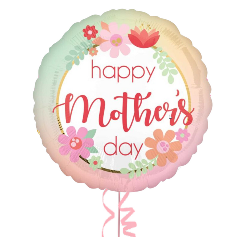Floral Happy Mother's Day Balloon Bouquet