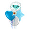 Mummy Blue Halloween Balloon Bouquet