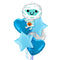 Mummy Blue Halloween Balloon Bouquet