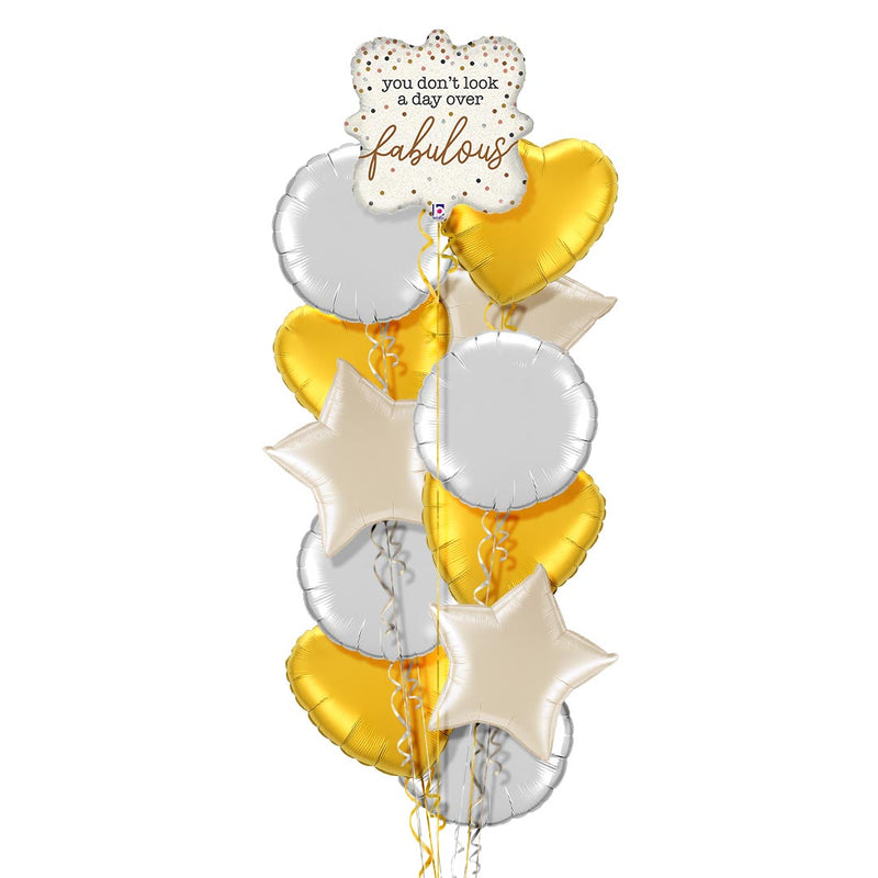 Not a Day over Fabulous Birthday Balloon Bouquet