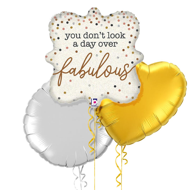 Not a Day over Fabulous Birthday Balloon Bouquet