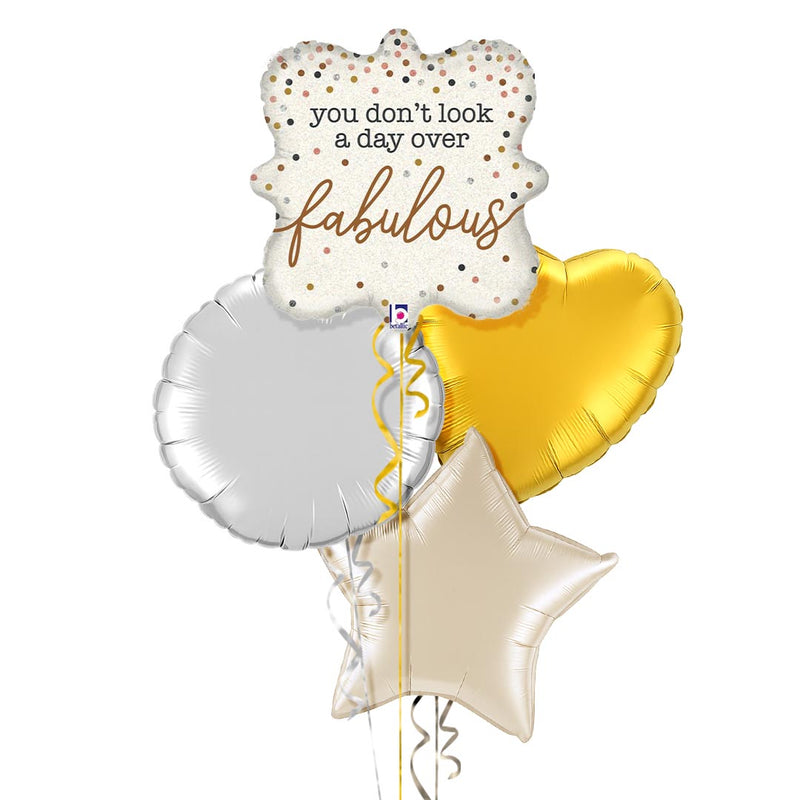 Not a Day over Fabulous Birthday Balloon Bouquet