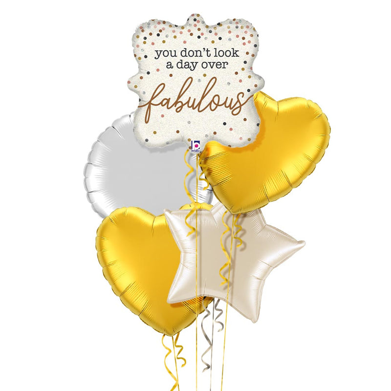 Not a Day over Fabulous Birthday Balloon Bouquet