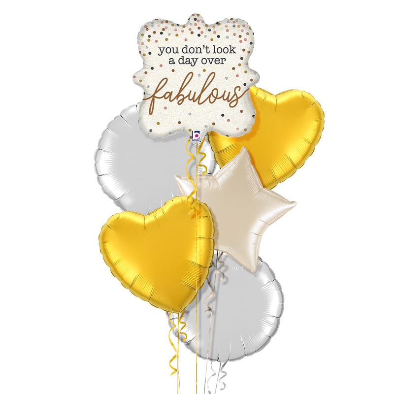 Not a Day over Fabulous Birthday Balloon Bouquet
