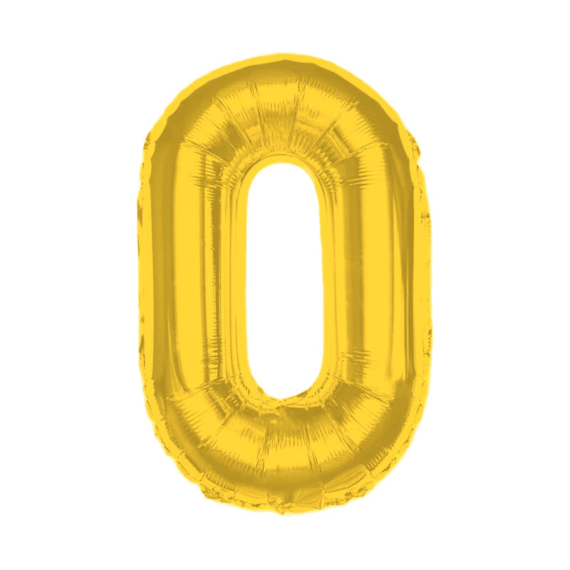 Any Gold Letter Super Shape Foil Balloon