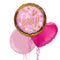 Oh Baby Pink and Gold Balloon Bouquet