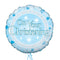 On Your Christening Boy Foil Balloon Bouquet