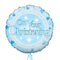 On Your Christening Boy Foil Balloon Bouquet
